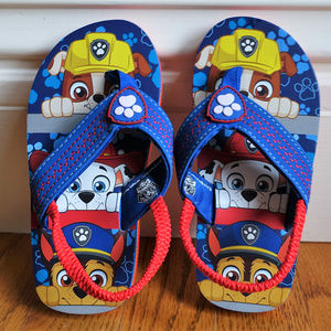 Paw Patrol Flip Flops - NEW without Tags - Boys
